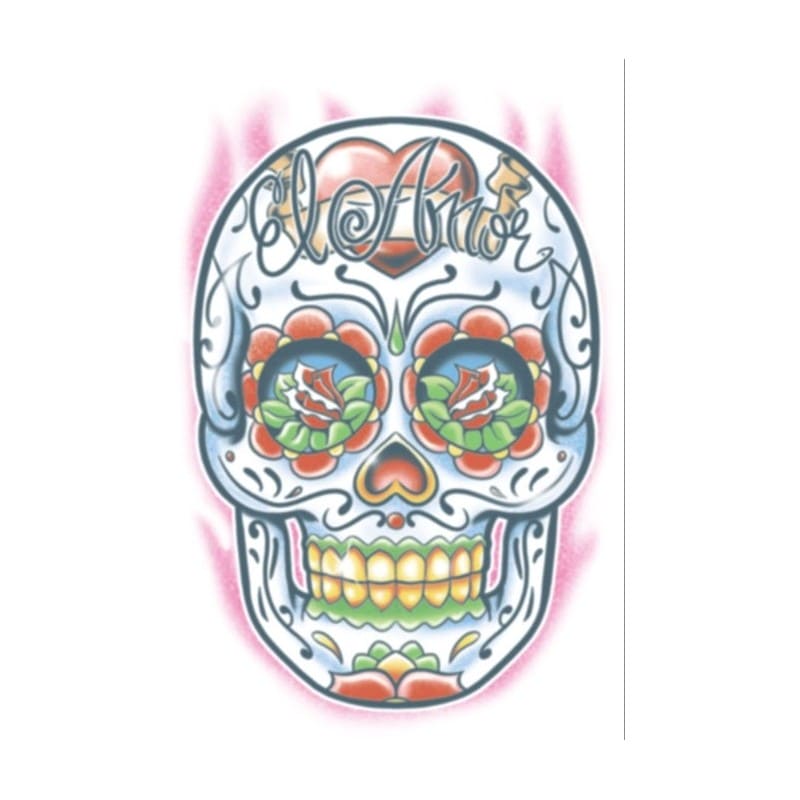 Day of the Dead Tattoo El Amor