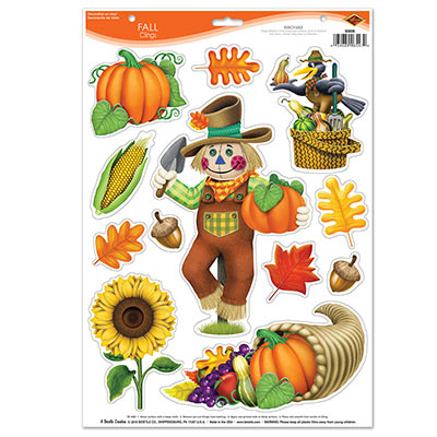 Fall Window Clings Stickers