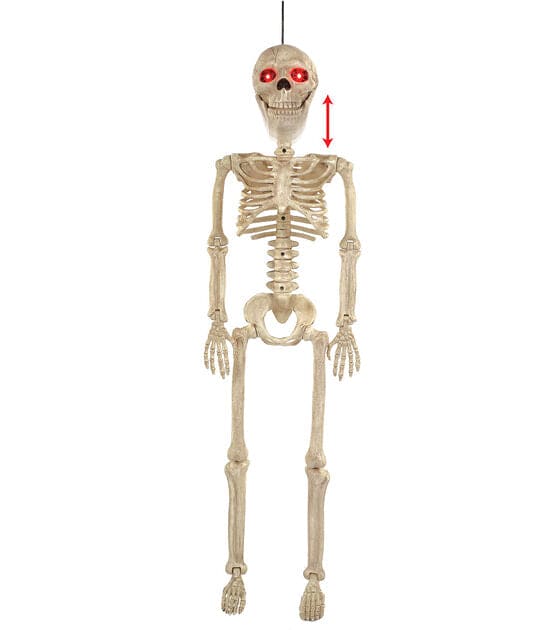 36" Animated Light Up Skeleton 9.5in