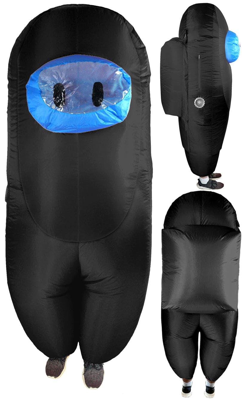 SUS Crew (Among Us) Inflatable Black Adult Costume