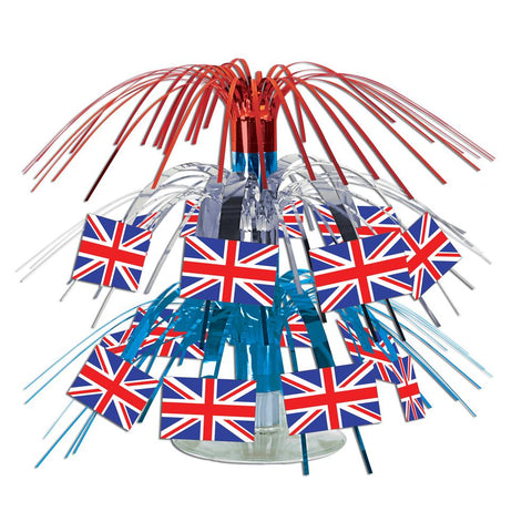 British Flag 7.5in Mini Cascade Centerpiece