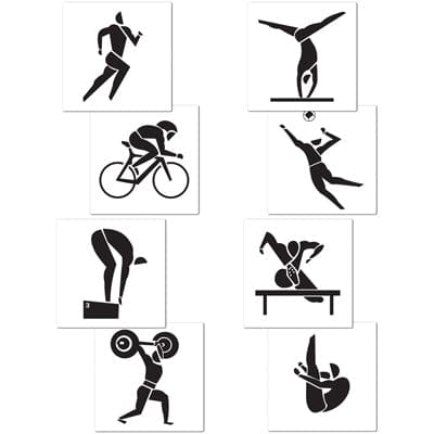 Olympic Summer Sporsts Cutouts