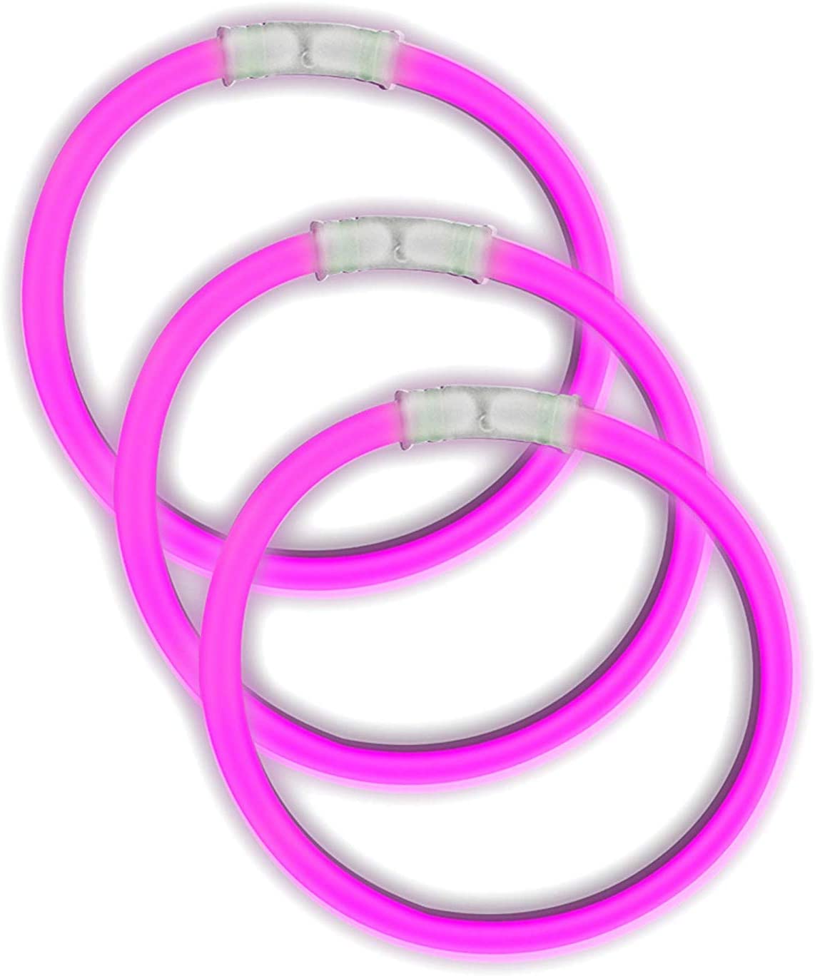 Pink Glow Bracelet 8in