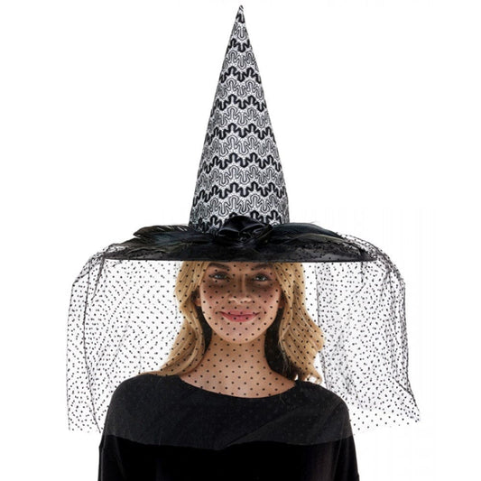 Deluxe Witch Hat with Netting