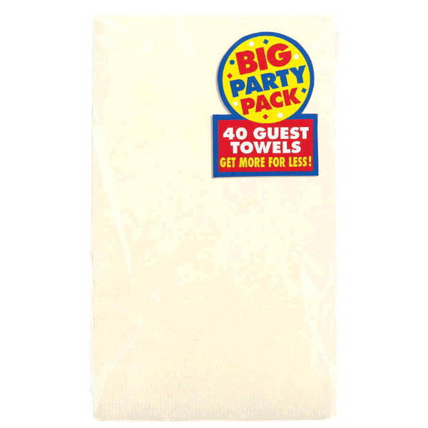 2-Ply Big Party Pack Guest Towels Ivory (40)