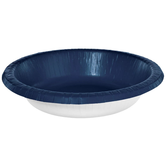 Navy Blue Paper Bowl 20oz , 20 ct