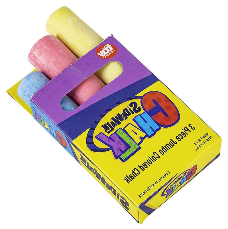 Jumbo Sidewalk Chalk 3ct