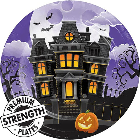 Haunted Mansion 9in Round Dinner Paper Plates 8ct