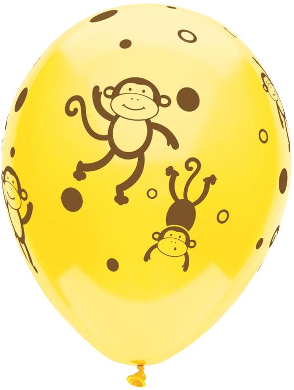 Monkeys Around 12in Latex Balloons