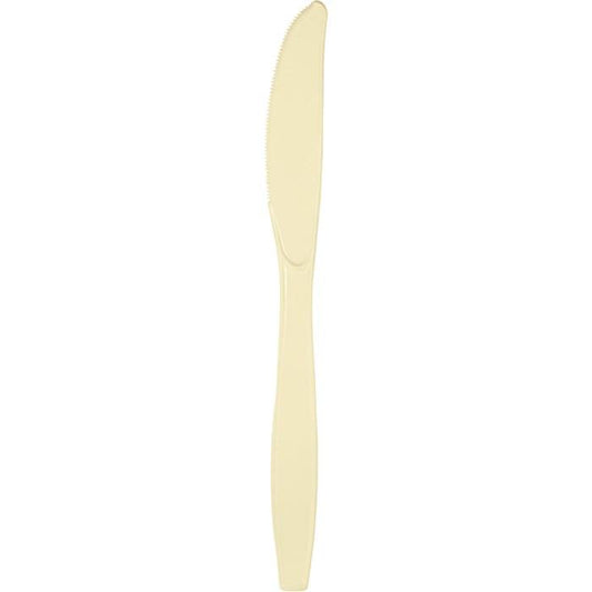Ivory Premium Plastic Knives