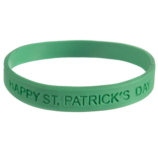 St. Patrick's Day Rubber Attitude Bracelet 1ct