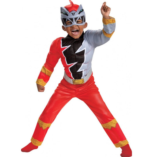 Red Ranger Dino Fury Kids Costume