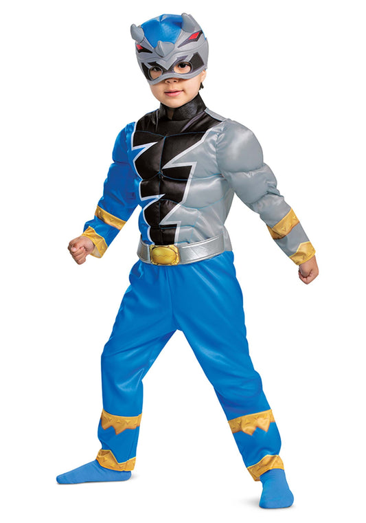 Blue Ranger Dino Fury Kids Costume