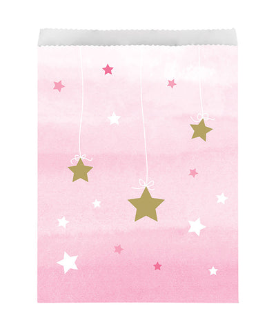 One Little Star Girl Paper Treat Bags
