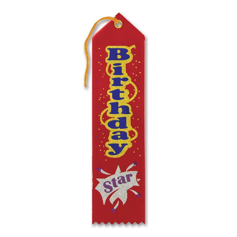 Award Ribbon - Birthday Star