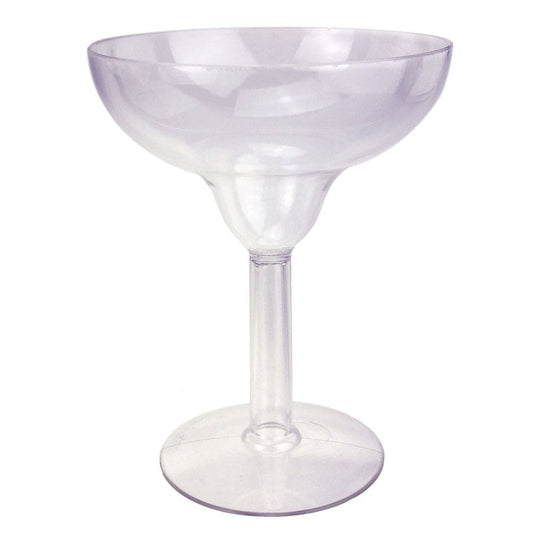 Plastic Margarita Glass 9in Tall