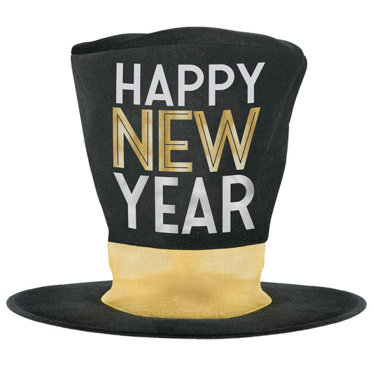 Happy New Year Oversized Top Hat