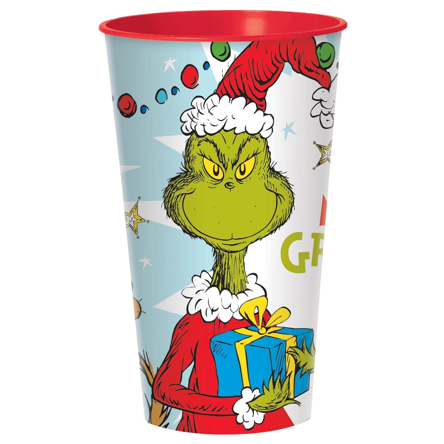 The Grinch Plastic Favor Cup 32 oz. 1 ct.