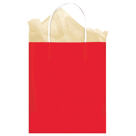 Tote Kraft Bag Red Medium