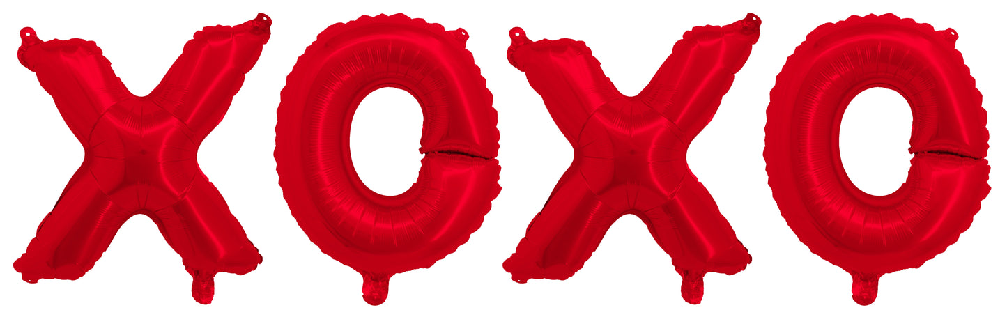 40" XO,XO Set Red 4 Ct