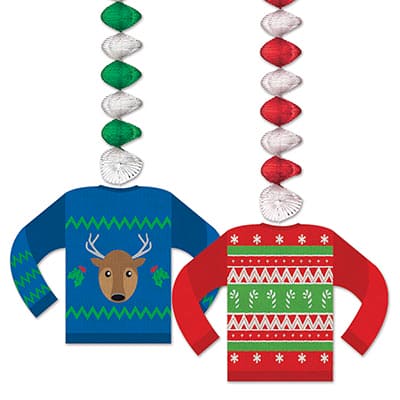 Ugly Sweater Danglers 30in 2ct