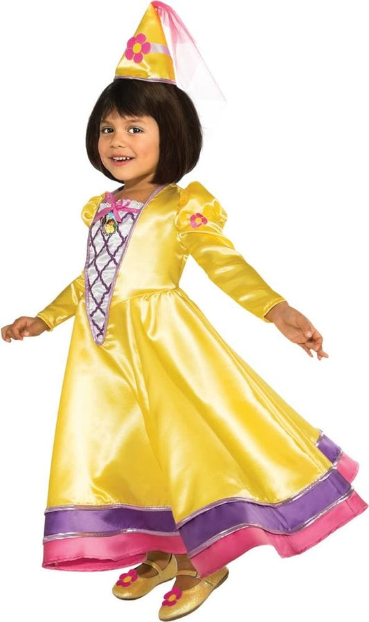 Princess Dora Yellow Girls Costume