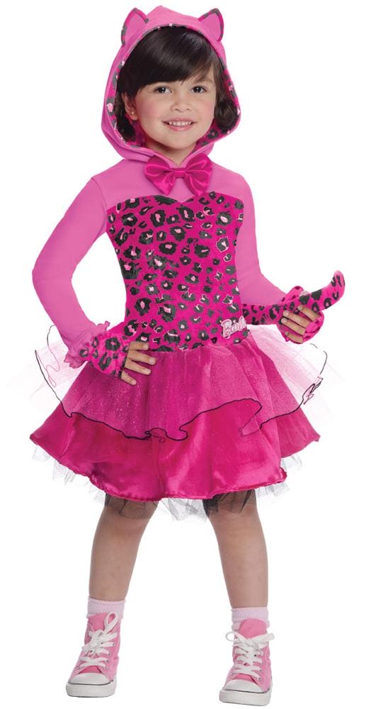 Pink Barbie Kitty Girls Costume