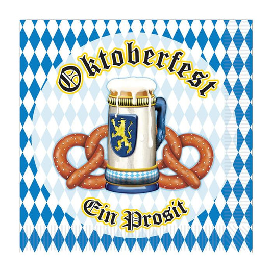 Oktoberfest Beverage Napkins 16 ct.