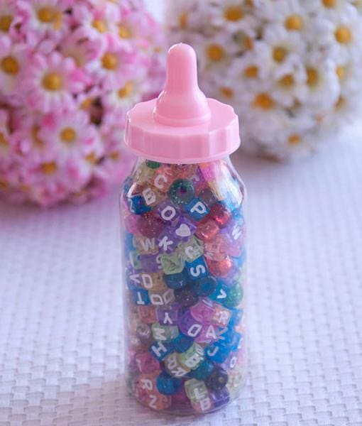 Baby Bottle Pink 5in