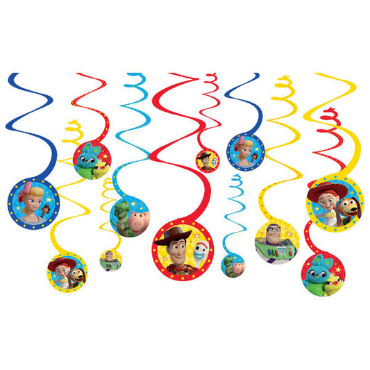 Toy Story 4 Swirl Decorations