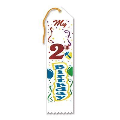 My 2nd Birthday Award Ribbon