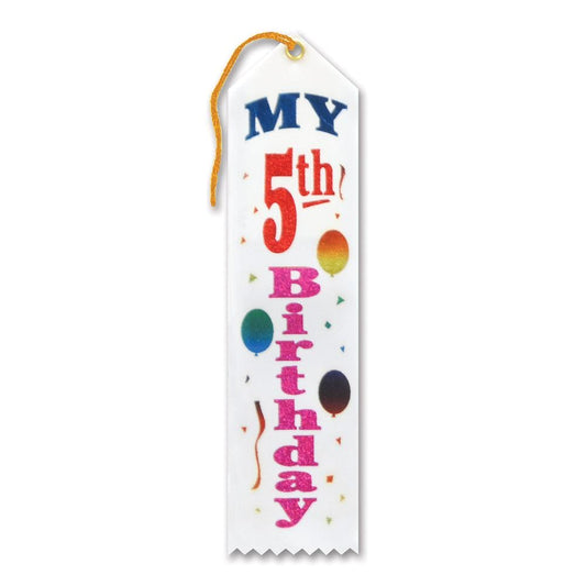 Award Ribbon - My 5th Birthday