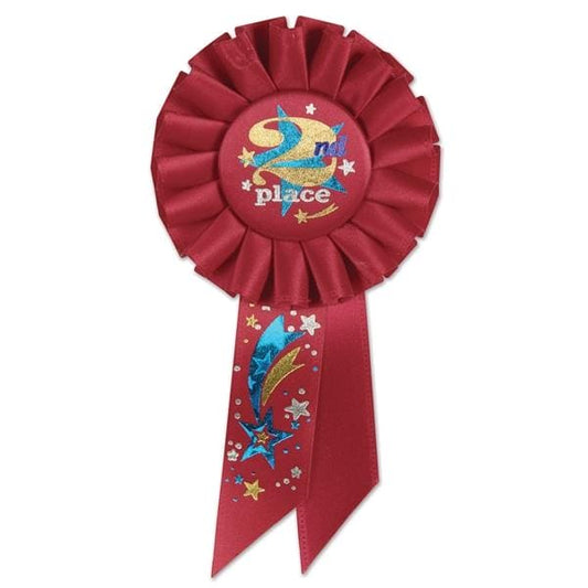 2nd Place Red Rosette Ribbon