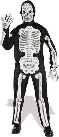 3-D Molded Skeleton Adult Costume