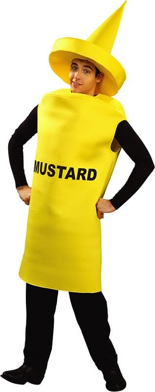 Men or Women Mustard Squeeze Bottle Costume