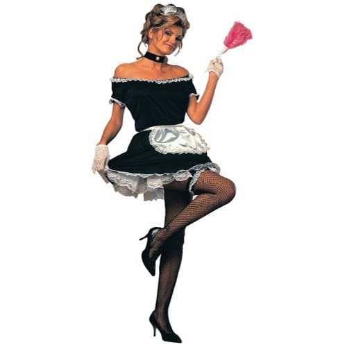 French Maid Adult Full Figure Costume