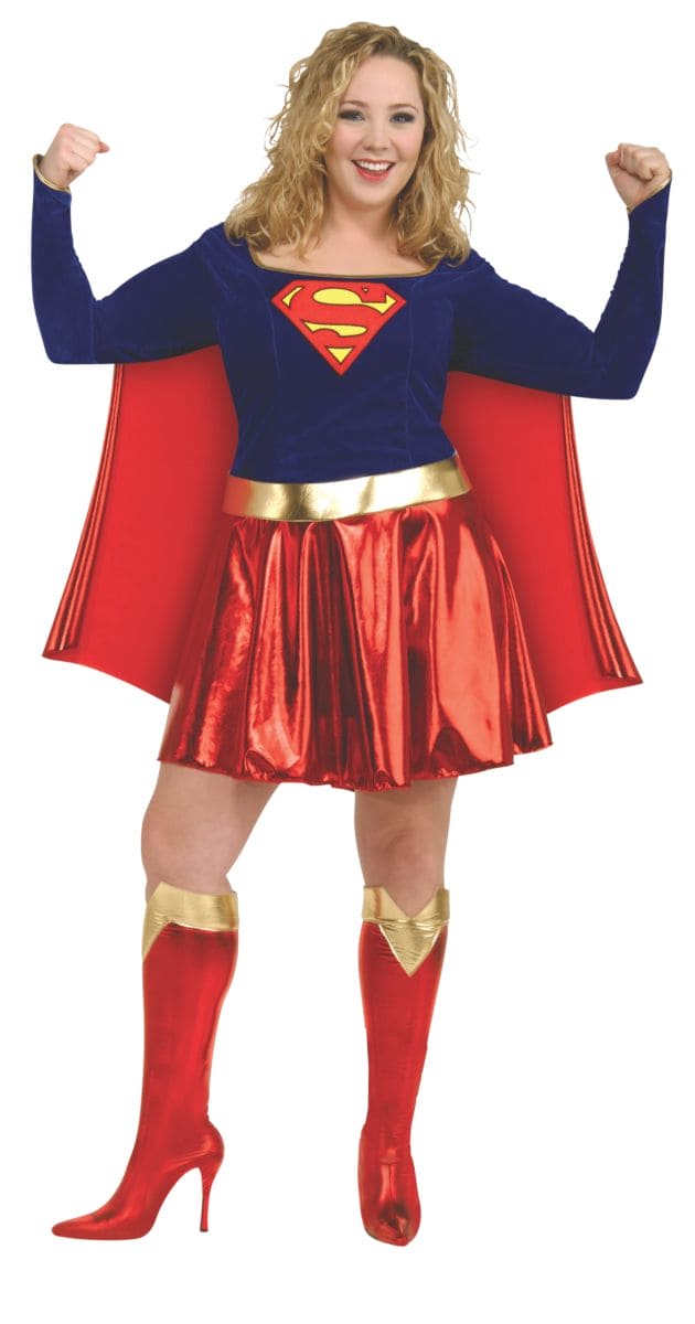 Supergirl Deluxe Adult Full Figure Costume