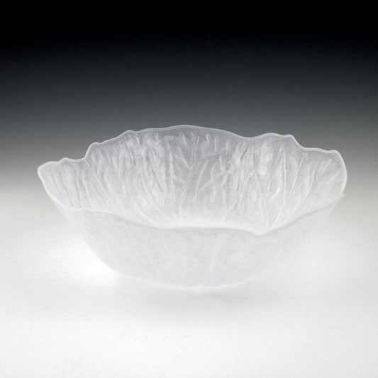 Clear Plastic Cabbage Leaf Bowl 6QT