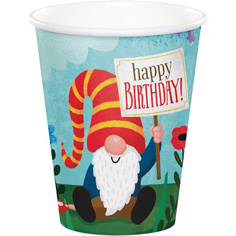 Party Gnomes 9oz Paper Cups 8ct