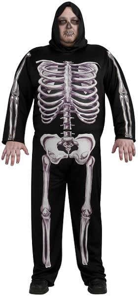 Classic Skeleton Big and Tall  Adult Costume