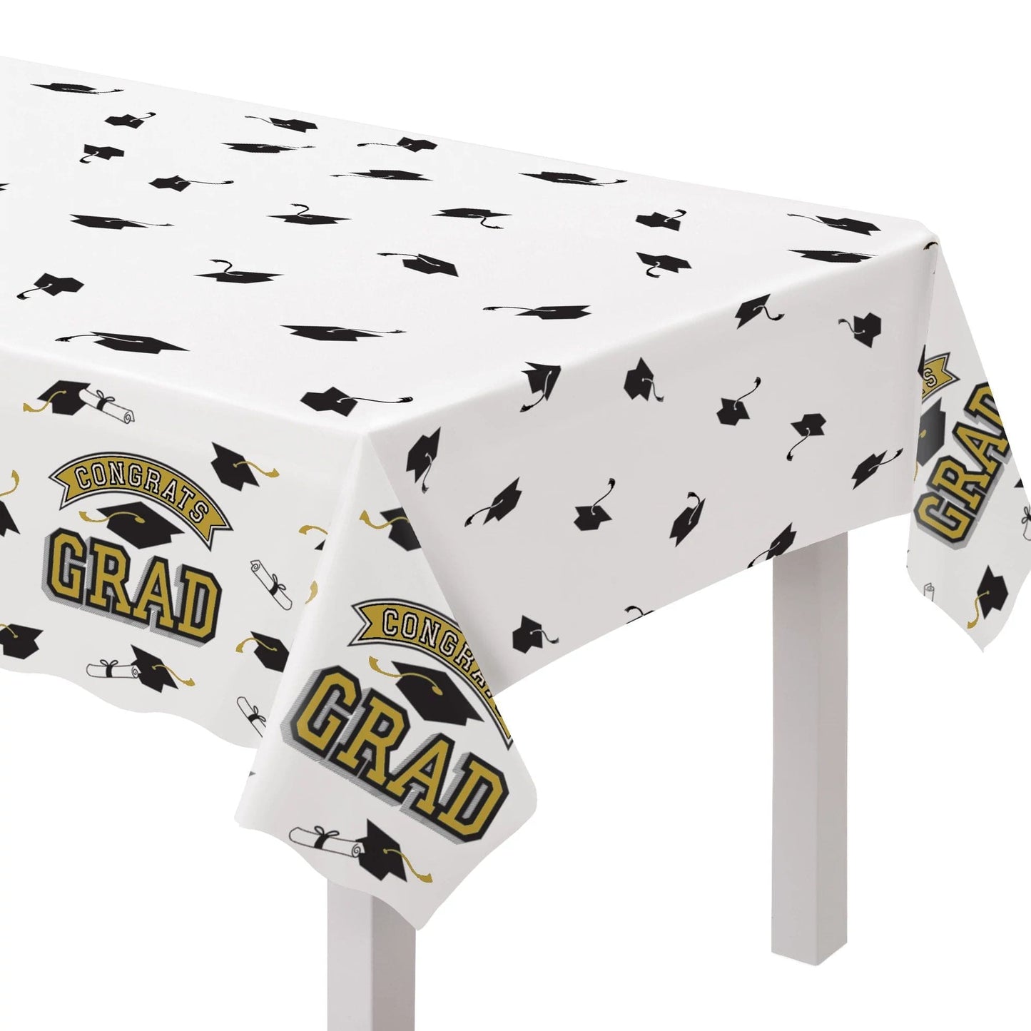 True To Your School 54in x 102in Table Cover Gold