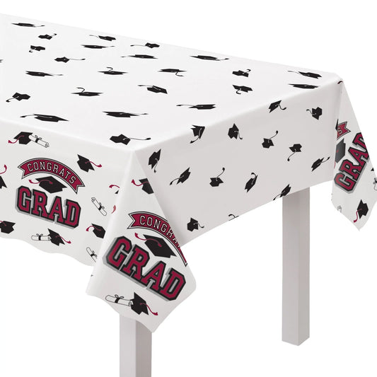 True To Your School 54in x 102in Table Cover Maroon