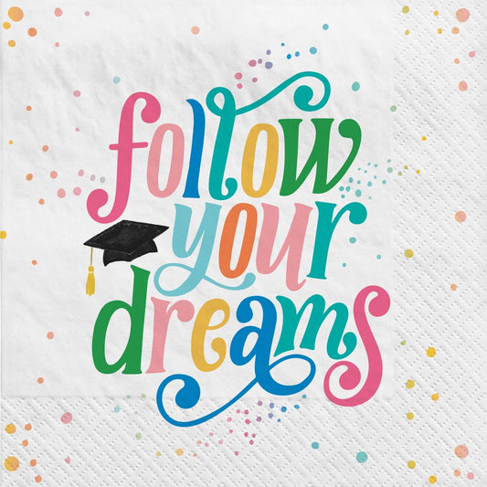 Follow Your Dreams Luncheon Napkins 40ct