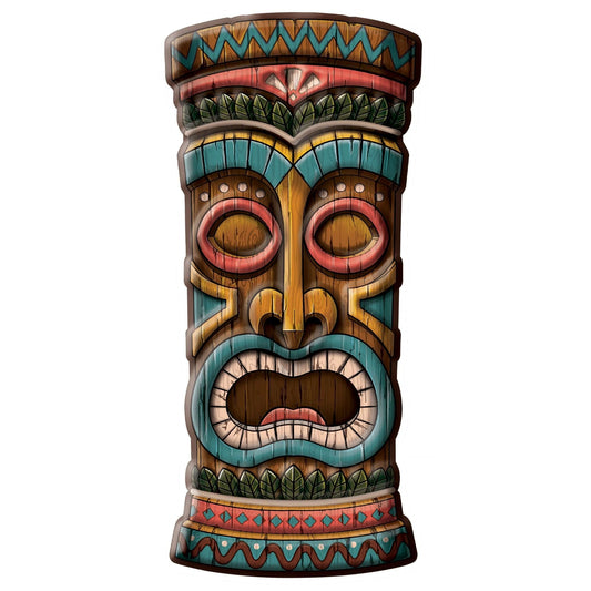 Tiki Head Vac Form Decoration