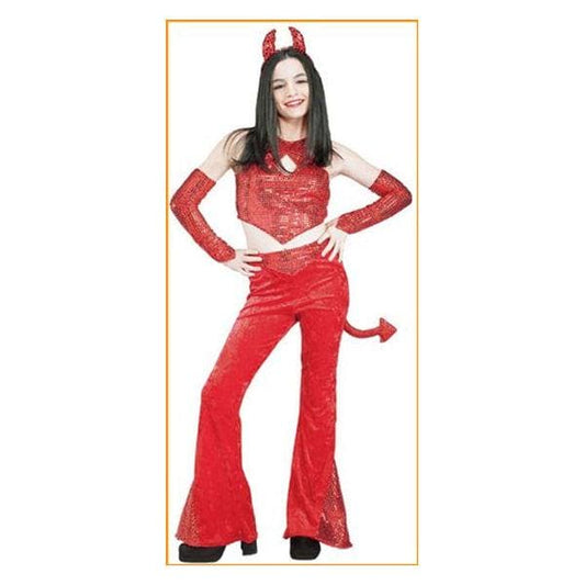 Sequin Devil Teen Costume