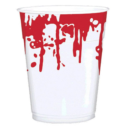 Blood Splattered 16oz Printed Cups 25 Ct