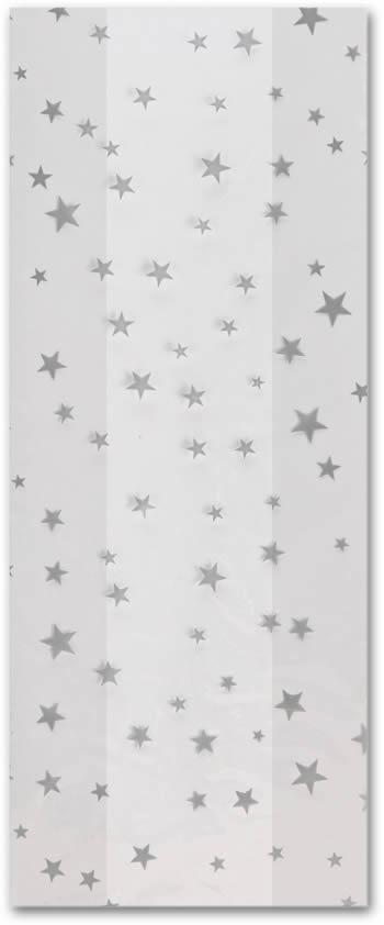 Silver Star Cello Treat Bags 9in