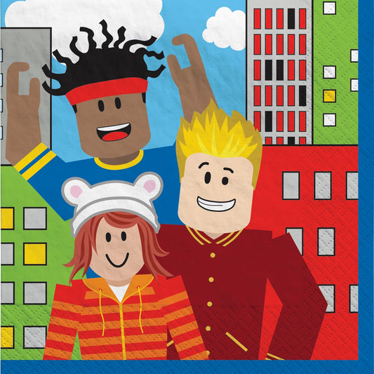 Party Town Lunch Napkins 16 Ct