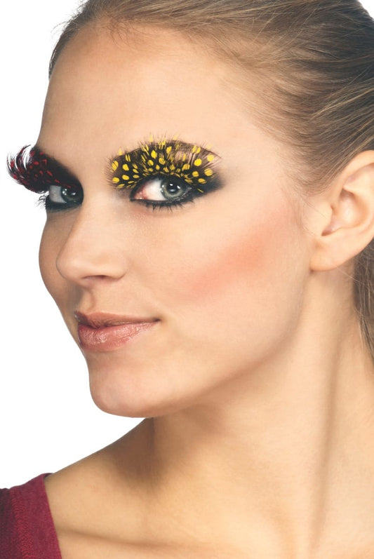 Yellow Dotted Eyelashes