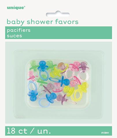 Baby Shower Pastel Pacifier Favors